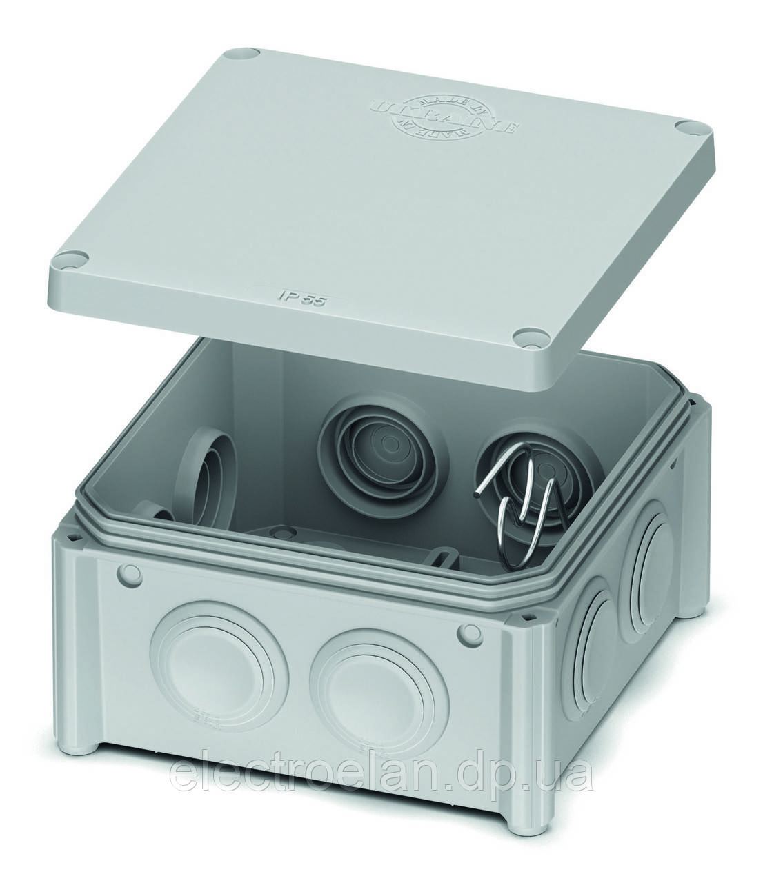 Розподільча Коробка IP55 114*114*57 відкритого монтажу IB601
