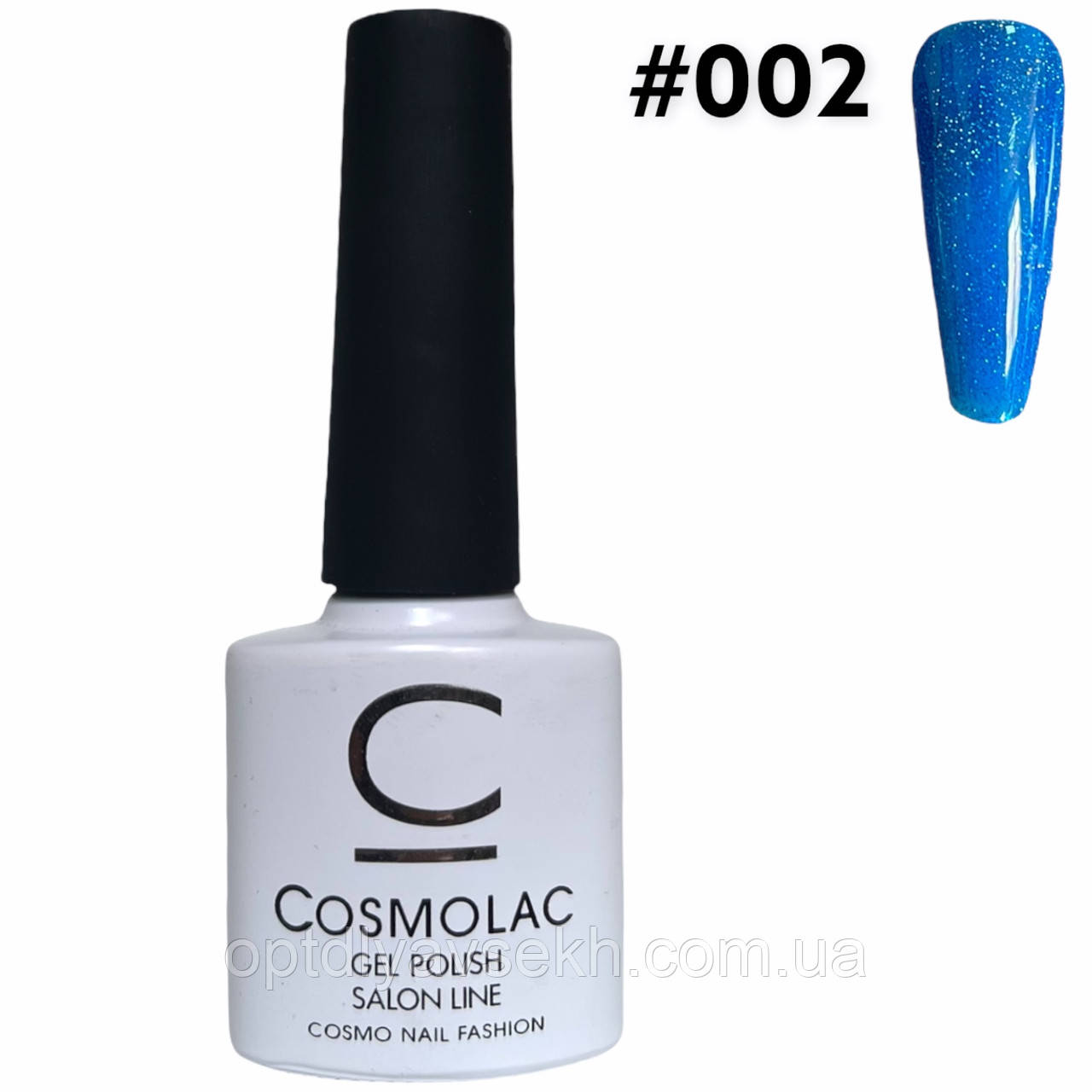 Світловідбиваючий гель-лак Cosmolac Disco Gel Polish Salon Line, 7.5 ml. 002