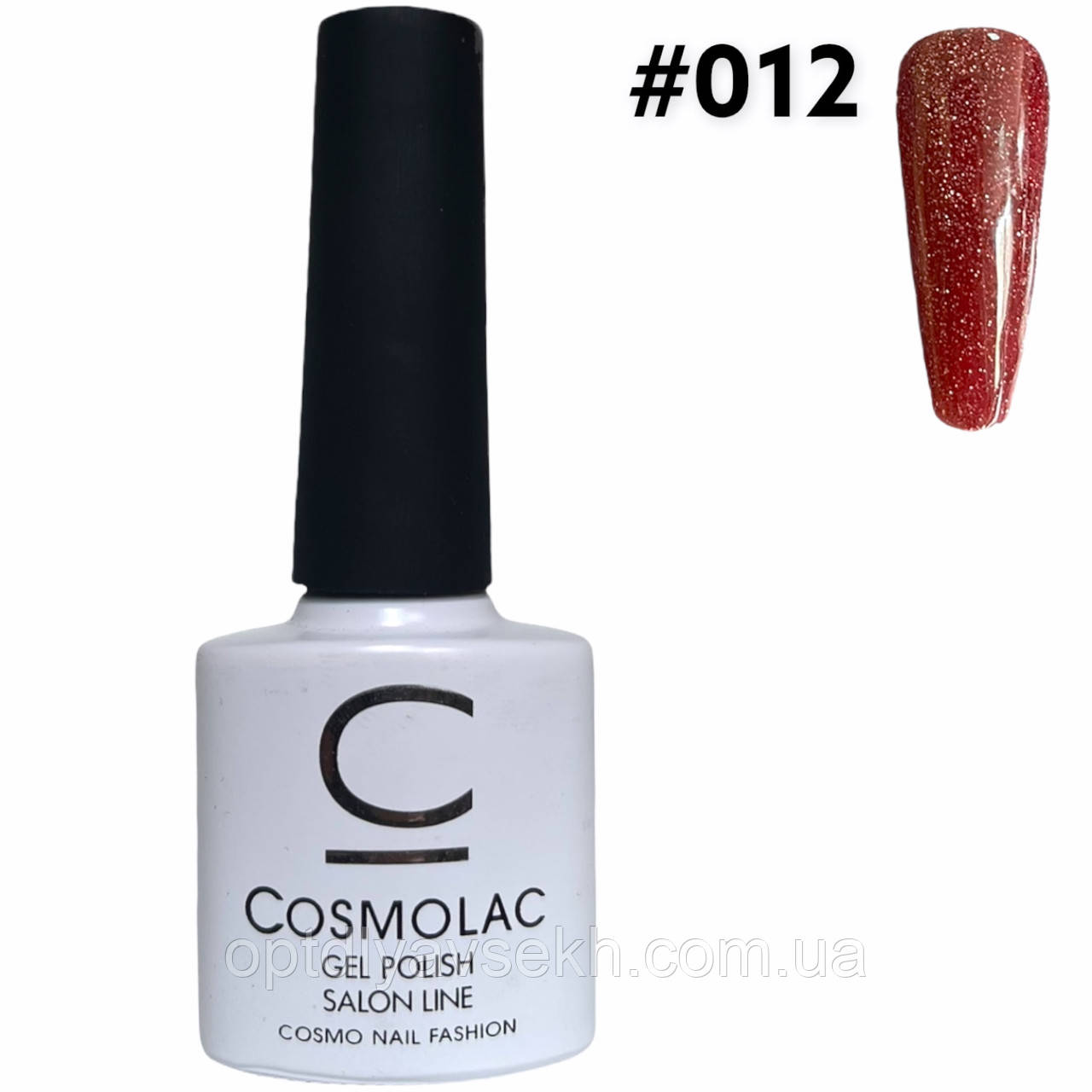 Світловідбиваючий гель-лак Cosmolac Disco Gel Polish Salon Line, 7.5 ml. 012