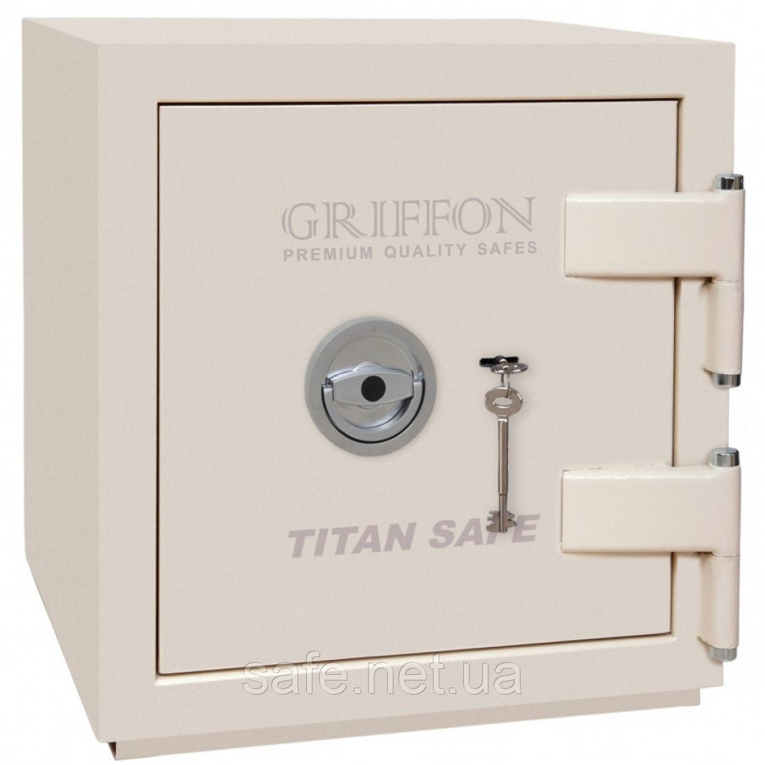 Сейф вогнезламостійкий Griffon CL II.50.K CREAM (ВxШxГ:472x460x440), 2 клас + LFS 30P, сейф від злому та вогню