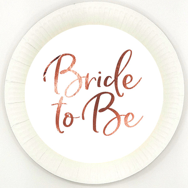 "Bride to be" В4 - Тарілочки 18 см