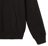 Кофта спортивна чоловіча Філа HOODIE Fila Толстовка трикотажна з капюшоном Кенгурушка чорна принт Філа Худі, фото 4