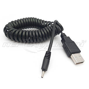 Кабель живлення USB to DC 2.0x0.6 мм для Nokia з тонким штекером, 1.2 м, фото 1