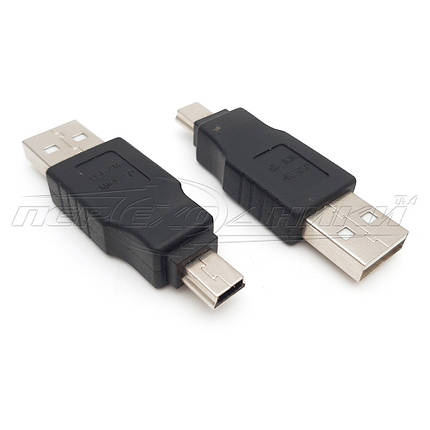 Перехідник USB 2.0 AM - mini USB, фото 2