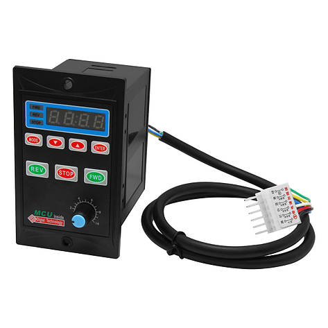 Регулятор оборотів двигуна UX-52 250W V. 1.0, контролер швидкості обертання двигуна з цифровим дисплеєм, фото 1