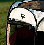 Великий манеж для собак і тварин DOG PLAY 110x110x59, фото 3