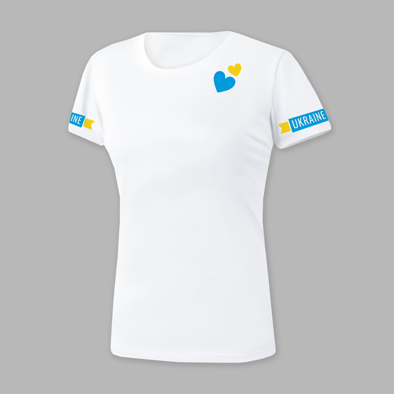 Женская двухслойная футболка для сублимации DUkr011 - фото 1 - id-p1456561009