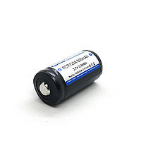 Аккумулятор Li-Ion RCR123A (16340) Keeppower 800mAh c платой защиты (3.7v)