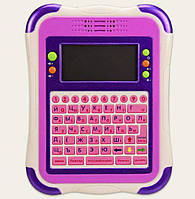 Дитячий навчальний планшет (рус. і англ. Мови) Інтерактивний розвиваючий планшет для дітей 7176