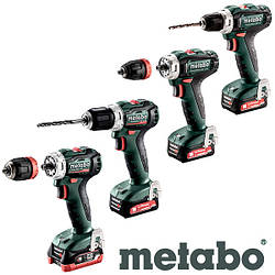 Акумуляторні дрилі-шуруповерти Metabo 12 V