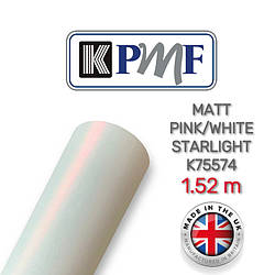 Matt Pink/White Starlight, матовий білий із рожевою крихтою металік K75574