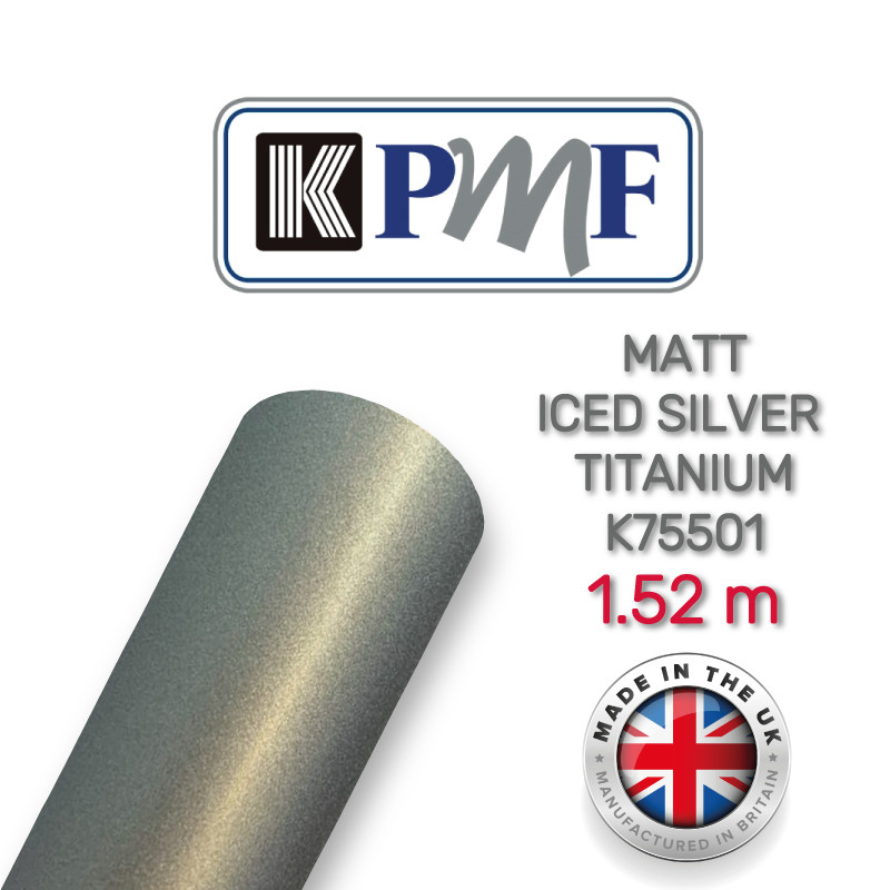 Матова срібляста плівка KPMF Matt Iced Titanium K75501 1.524 m