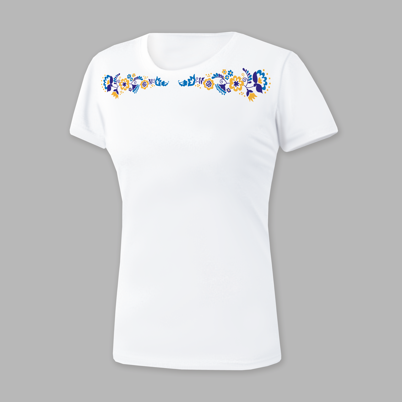 Женская двухслойная футболка для сублимации DUkr014 - фото 1 - id-p1456626781