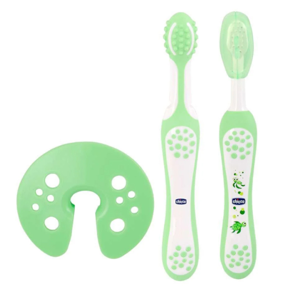Набір зубних щіток Chicco Learning Set (8058664022687)