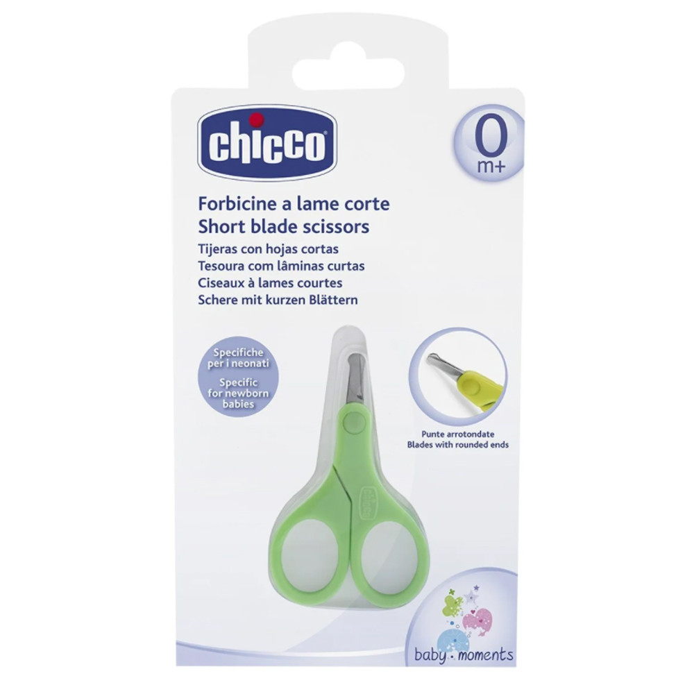 Ножиці дитячі з коротким лезом Chicco (8058664009510)