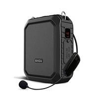 Підсилювач голосу з дротовим мікрофоном SHIDU UHF 18W (USB/Bluetooth/акумулятор)