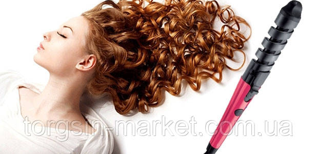 Спиральная плойка для волос Nova NHC 8558, плойка для завивки волос, ТМ - фото 6 - id-p1456692797