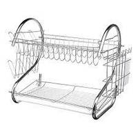 Сушилка для посуды Kitchen storage rack из нержавеющей стали, органайзер для посуды, полка для посуды,TG