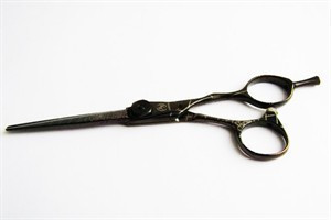 09 PATTERN BLACK 5.5" Ножиці перукарські прямі для стрижки SUNTACHI