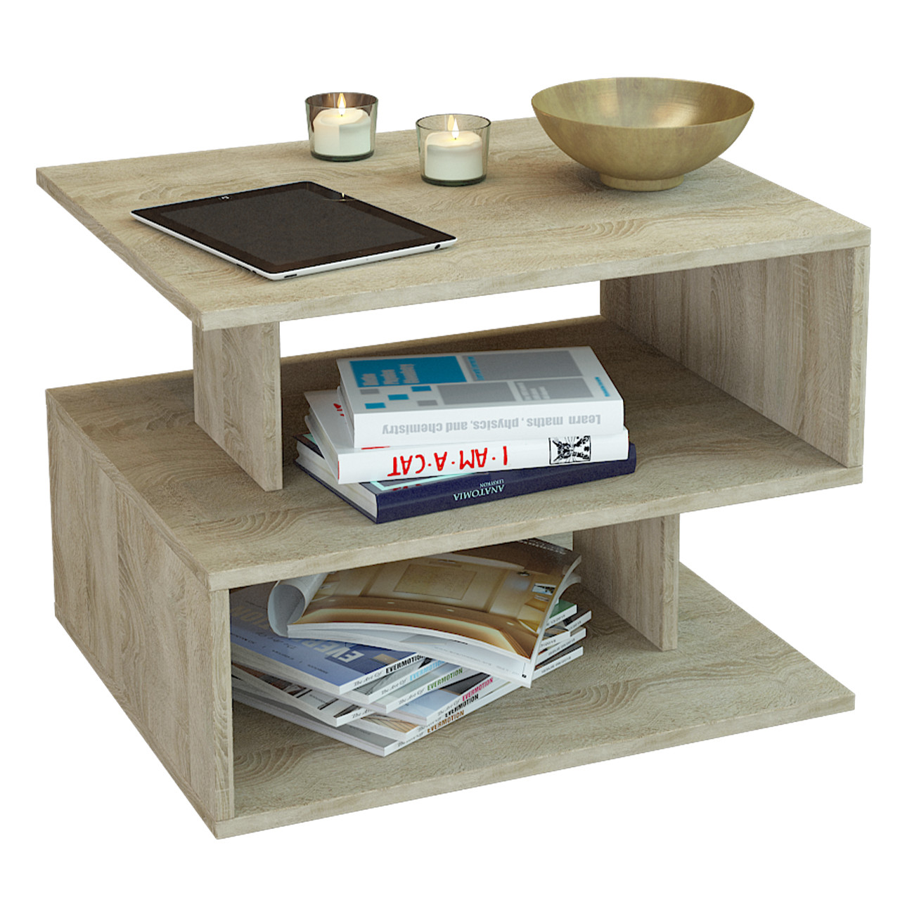Приліжковий журнальний столик , Дуб Сонома