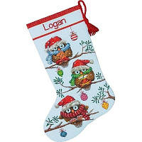 Набор для вышивания Dimensions 70-08951 Holiday Hooties Stocking/Сапожок Рождественские совы