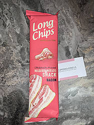 Чипси Long Chips Bacon зі смаком бекону 75 гм