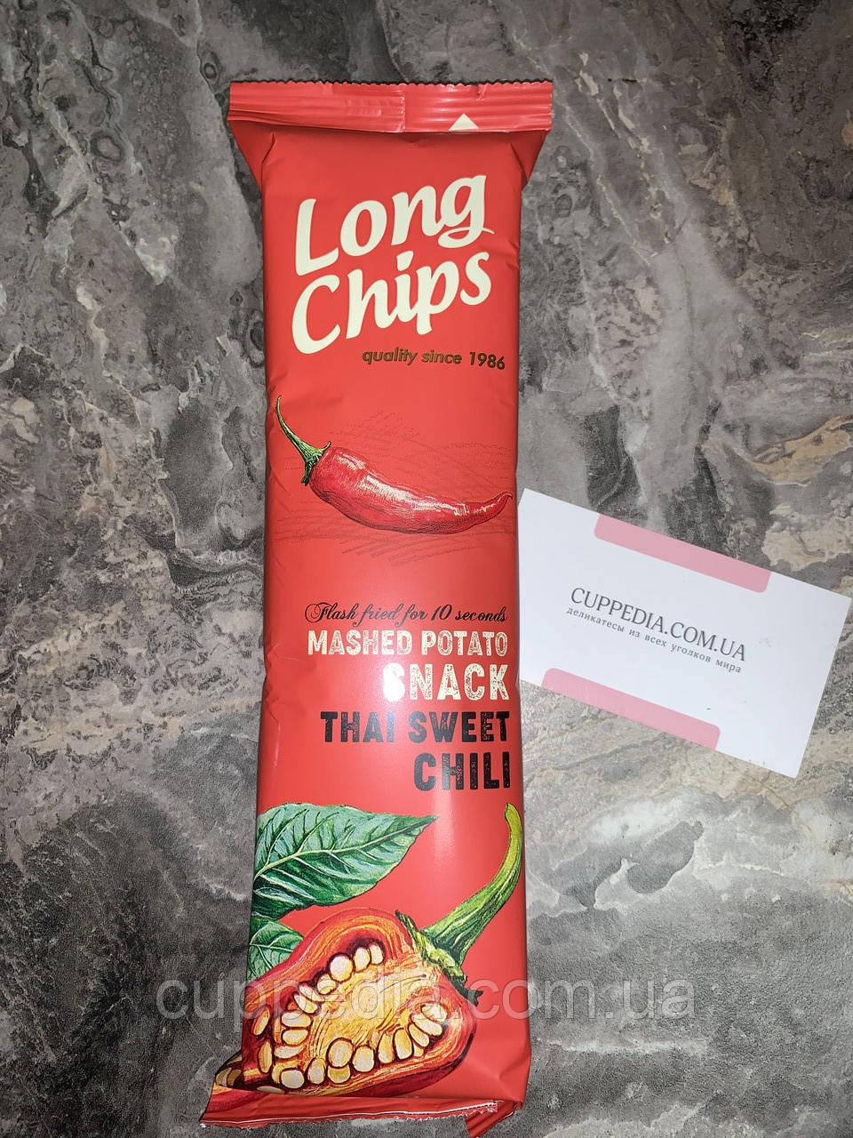 Чипсы Long Chips Thai Chili Flavoured со Вкусом Тайского Перца Чили 75 ...