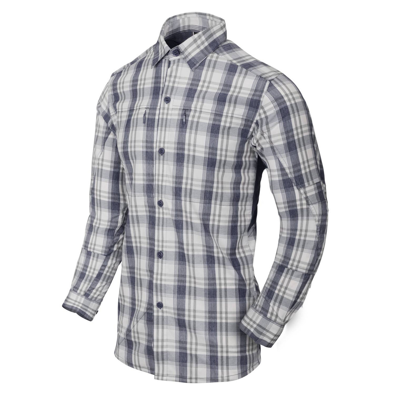 Сорочка з довгим рукавом Helikon-Tex® TRIP Shirt - Nylon Blend - Indigo Plaid