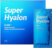Бульбашкова маска-пінка для обличчя VT Cosmetics Super Hyalon Bubble Sparkling Booster