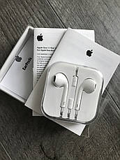Дротові Навушники Гарнітура для Iphone EarPods with 3.5 mm (MNHF2ZM/A) White, фото 3