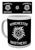 Кружка с принтом «Supernatural - winchester brothers»