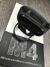 Фітнес Браслет М4, Xiaomi Mi Band 4, Фітнес Трекер, Крокомір, Калорії, Пульс, Тиск, Годинник, фото 3