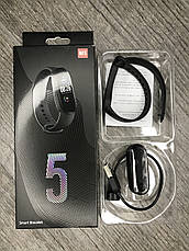 Фітнес браслет М5, Smart Band 5, Фітнес Трекер, Крокомір Пульс, Тиск, Калорії, Годинник, фото 2