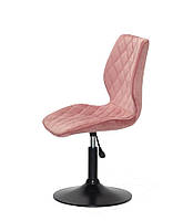 Стілець Toni BK-Base велюр теракот В-1018 на чорній круглій опорі з регулюванням висоти сидіння, фото 4