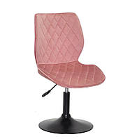 Стілець Toni BK-Base велюр теракот В-1018 на чорній круглій опорі з регулюванням висоти сидіння, фото 6