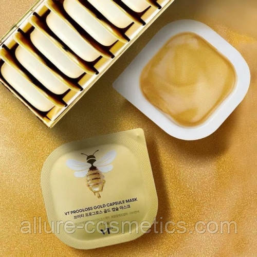 Антивікова капсульна маска для обличчя з прополісом VT Cosmetics PROGLOSS CAPSULE MASK