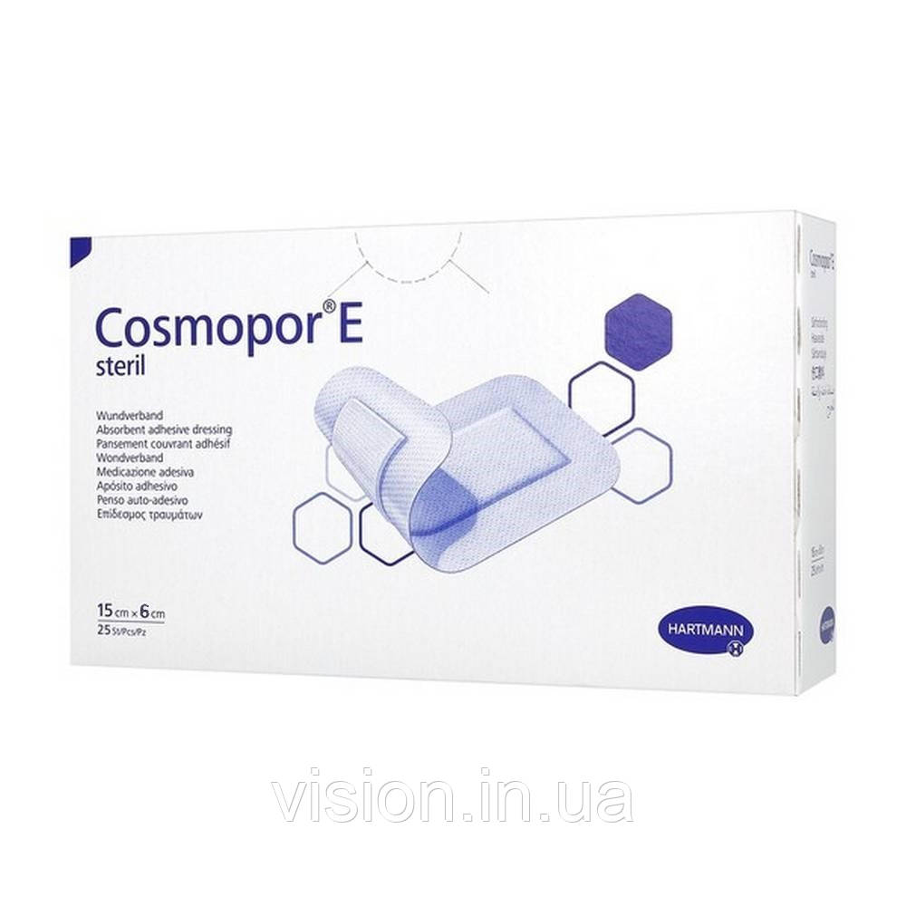 Пов’язка пластирна Cosmopor E 15см х 6см 1шт, фото 1