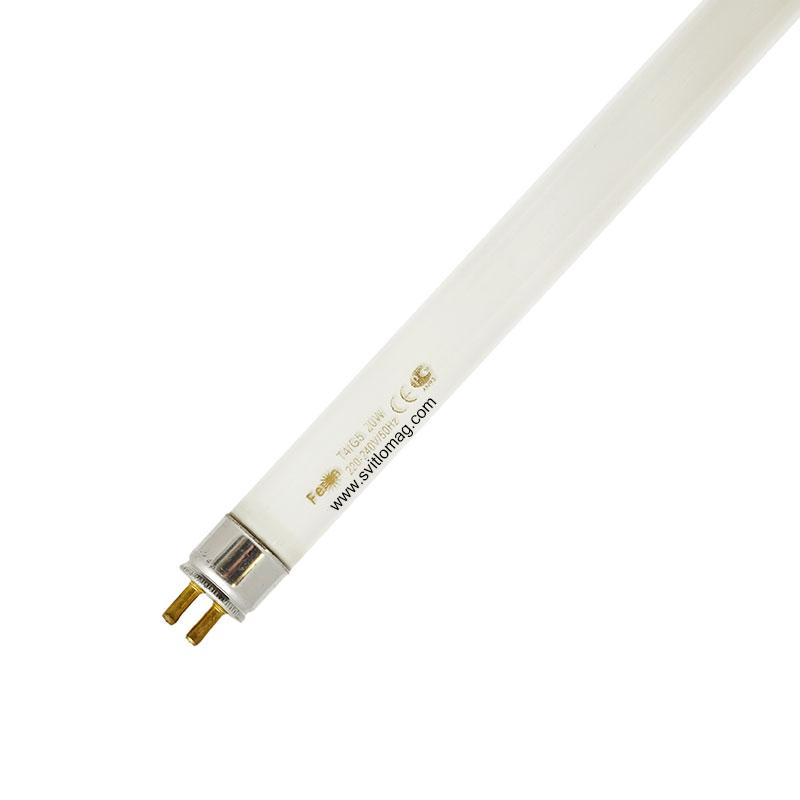 Лампа люмінесцентна зелена Т4 20w NoBrand G5, фото 1