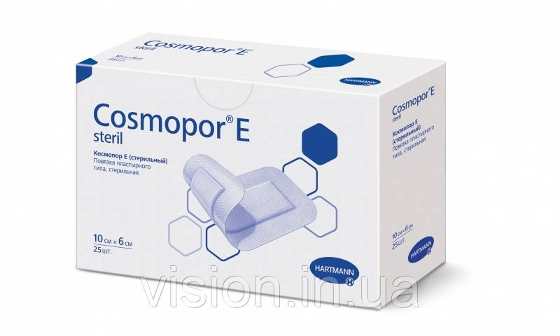 Пов’язка пластирна Cosmopor E 10см х 6см 1шт, фото 1