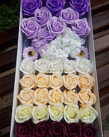Мильні троянди (мікс № 28) для створення розкішних нев'янучий букетів і композицій з мила