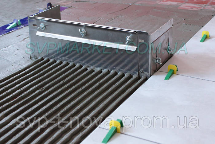 Гребенка раздвижная универсальная для укладки плитки нержавеющая сталь ...