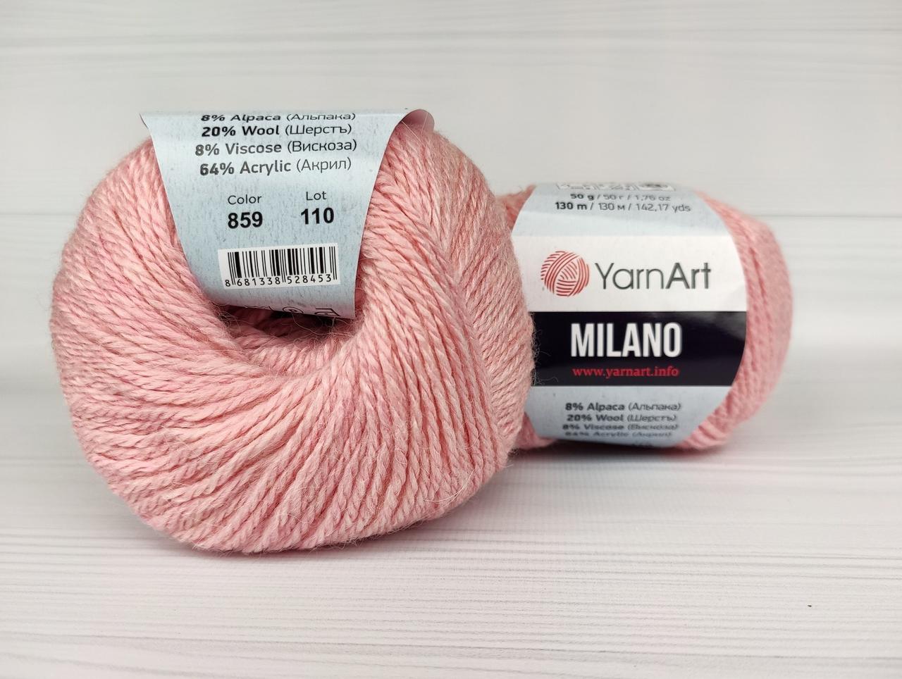 YarnArt Milano 859 світло-рожевий