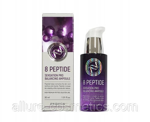 Сироватка для обличчя з пептидами Enough 8 Peptide Sensation Pro Balancing Ampoule 30 ml