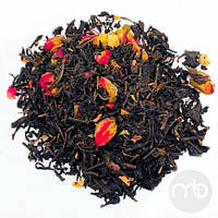 Чай черный с добавками Малина Роза рассыпной чай 50 г