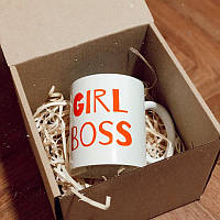 Кружка с принтом «Girl Boss»