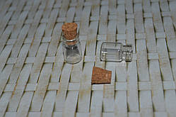 Мініатюра баночка (скло корка)