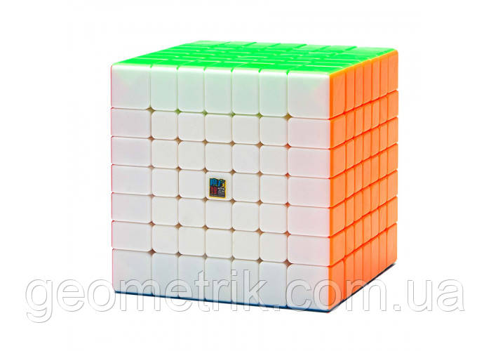 Meilong Cube 7x7 stickerless | Кубик Рубіка 7х7 МоЮ без наліпок, фото 1