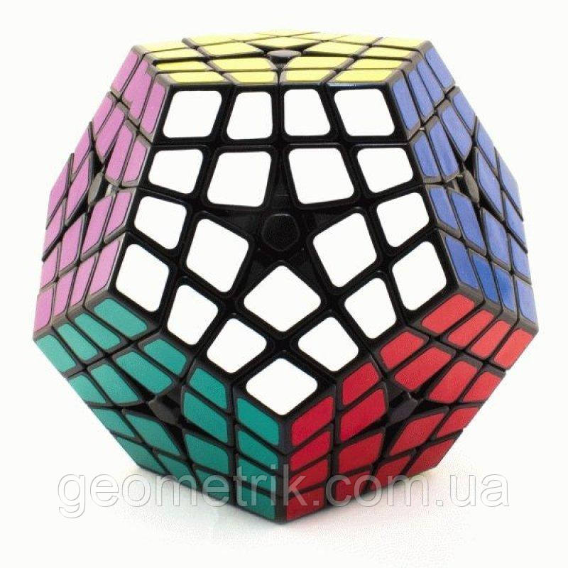 Мегамінкс Киломинкс 4х4 чорний | Megaminx Kilominx 4x4 black, фото 1