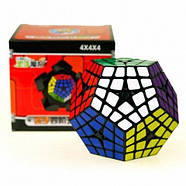 Мегамінкс Киломинкс 4х4 чорний | Megaminx Kilominx 4x4 black, фото 2