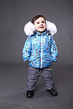 Дитячий костюм куртка та напівкомбінезон зимові, фото 5